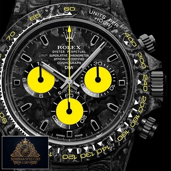 Rolex Daytona 46490 Black Yellow Dial Replica