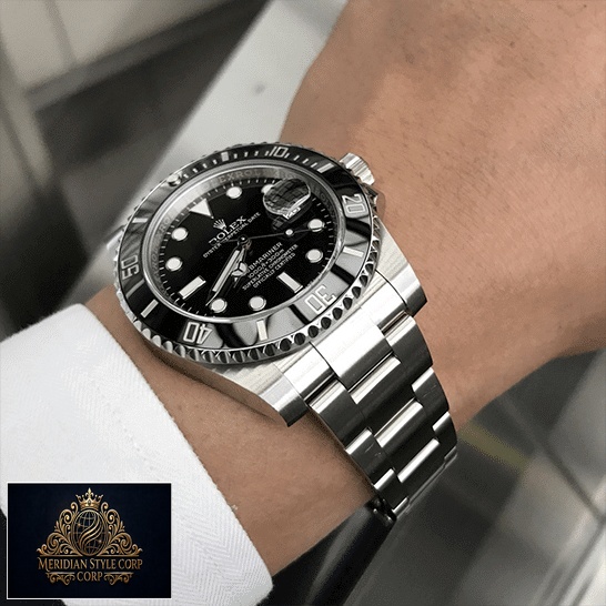 Rolex Submariner 116610LN Ceramic Bezel Black Dial Replica on the wrist