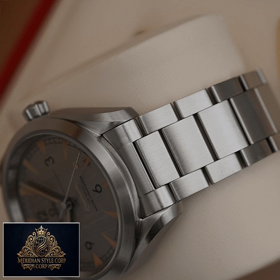 Omega Railmaster Stainless Steel Bracelet Replica in the box