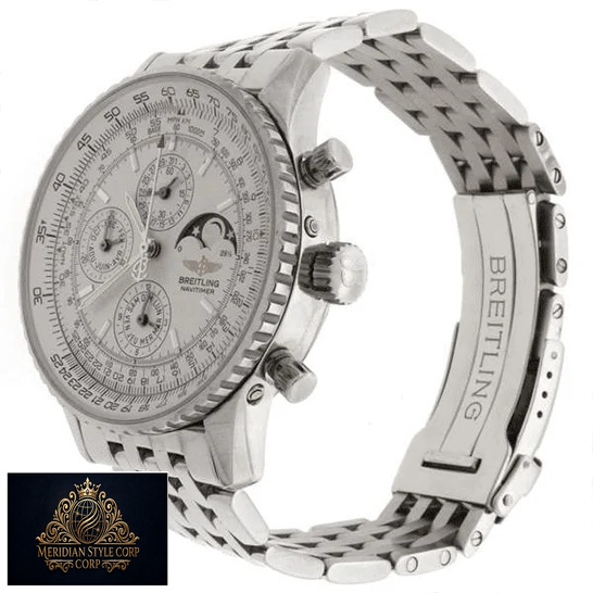 Breitling Navitimer Olympus White Dial Replica white background
