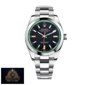 Rolex Milgauss 116400GV “Green Crystal” Exceptional Replica 1:1