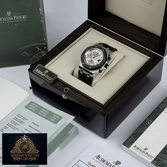 AP Royal Oak 25940SK.OO_.D002CA.02 Replica in the box next to warranty card
