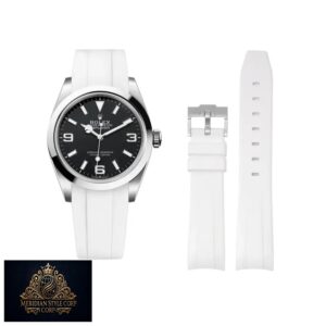 Rolex – Explorer I – Rubber Strap – White