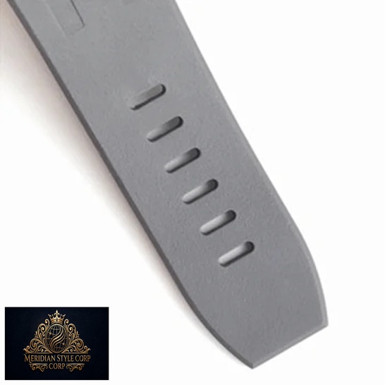 Audemars Piguet 26400IO.OO_.A004CA Grey Rubber Bracelet Replica white background