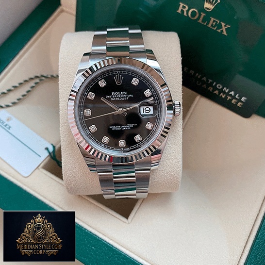 Rolex Datejust 279174 White Gold Replica in the box with a quarantine card