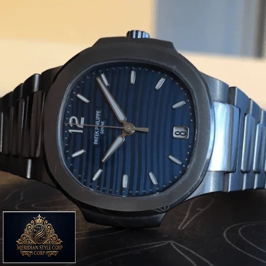 Patek Philippe Nautilus 71181A-001 Blue Dial Replica side view