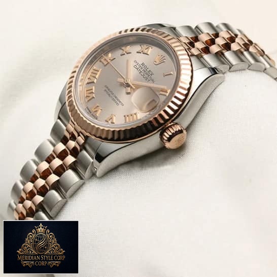 Rolex Datejust Roman 279171 Jubilee Bracelet Replica side view