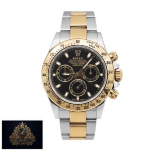 Rolex Daytona 116523 “Black Rolesor” Signature Replica 1:1