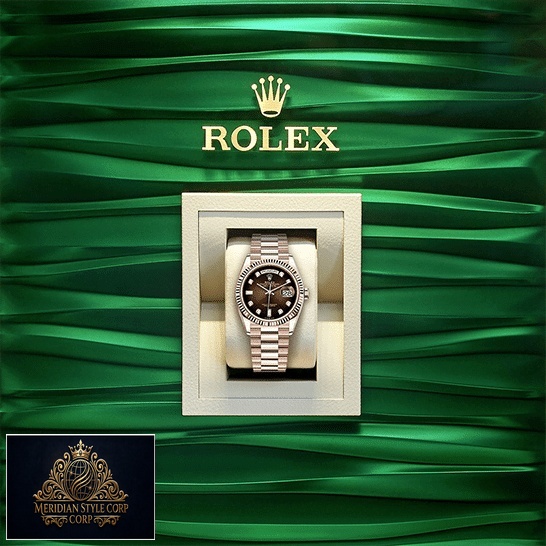 Rolex Day-Date 36 128235-0037 Replica ın the Rolex Box