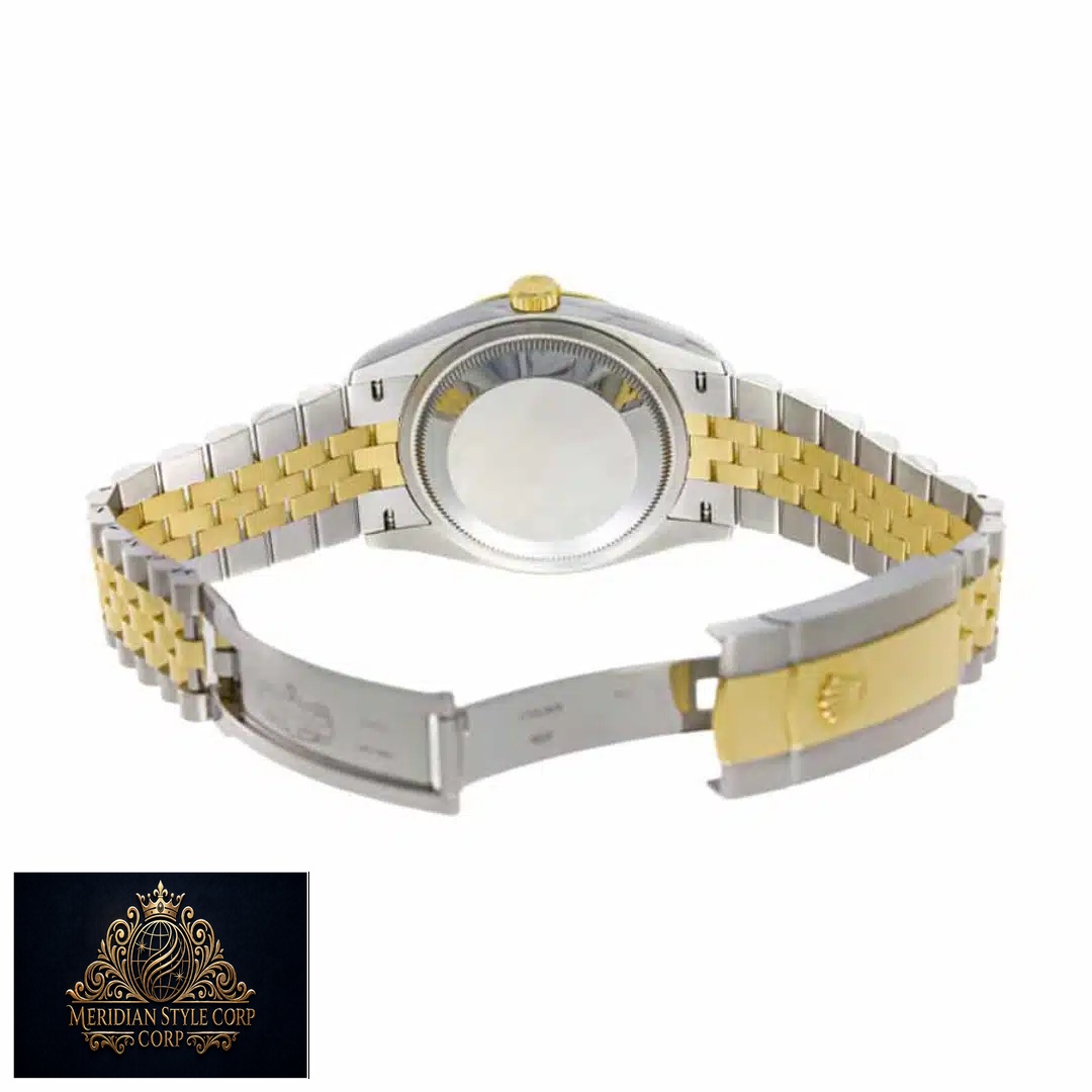Rolex Brown Dial 116233 Replica stainless steel clasp back view