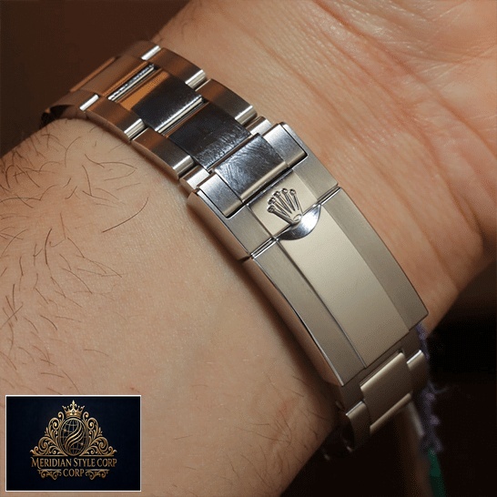 Rolex Daytona Platinum S.Steel Oyster Bracelet Fold Clasp on the Rolex Logo 116506-0001 Replica