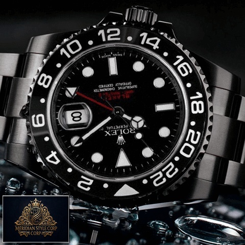 Rolex Blaken GMT-Master II Black Dial Oyster Replica