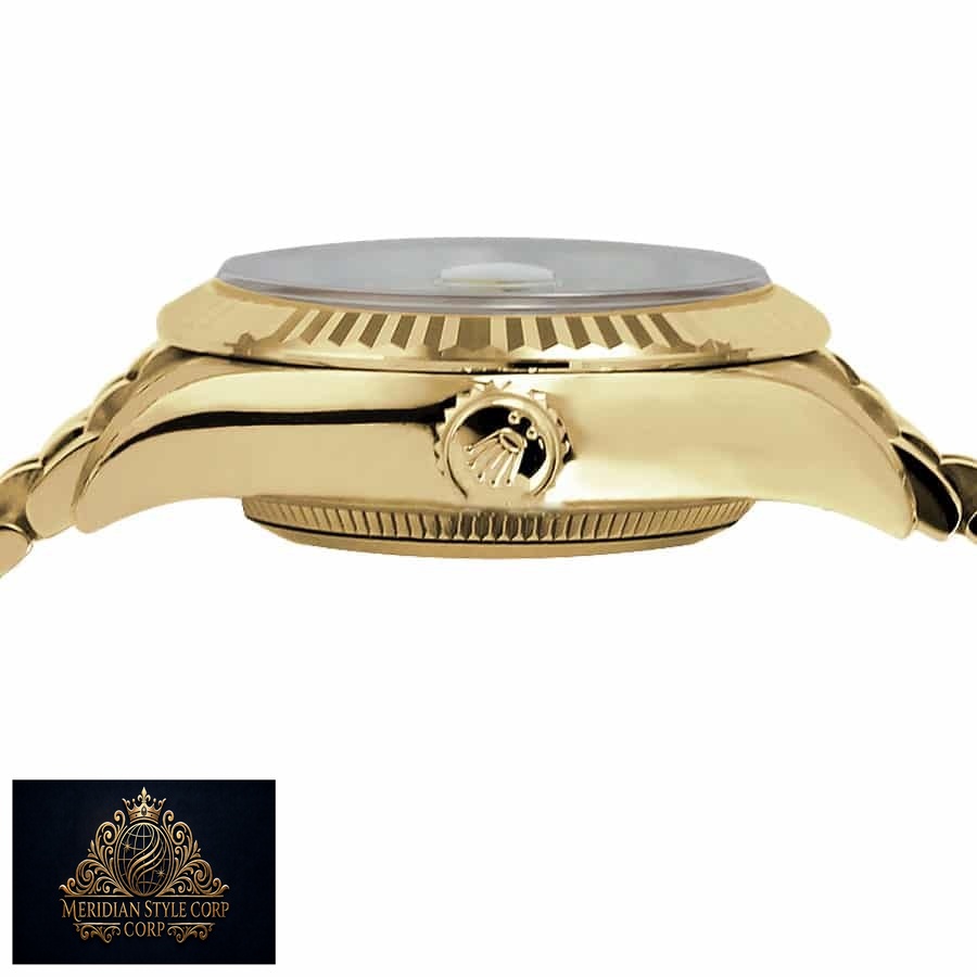Rolex Datejust 126333 “Gold Green Dial” Signature Replica 1:1 - Image 3