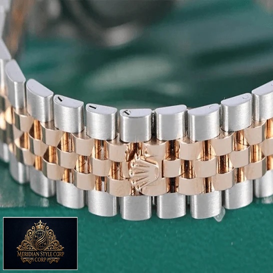 Rolex 279161 Steel Gold Jubilee Bracelet Replica on the green box