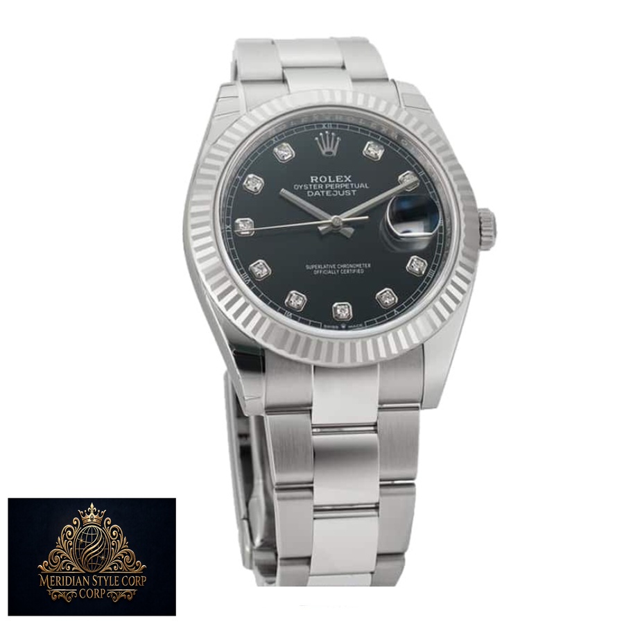 Rolex Datejust Black Diamond 126334 Exact Replica 1:1 - Image 3