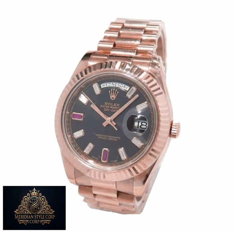 Rolex Day-Date II 218235 “Black Dial” Premium Replica 1:1 - Image 2