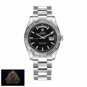 Rolex Day-Date 228238 “Yellow Gold Fluted Bezel” Detailed Replica