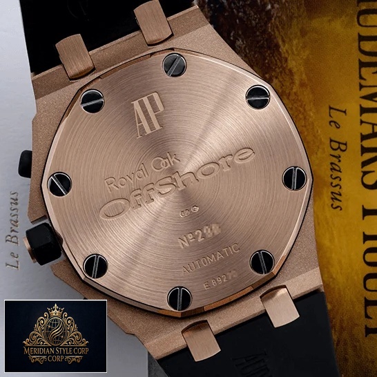 Audemars Piguet Royal Oak Offshore Rose Gold Kasa Replika üstten görünüm