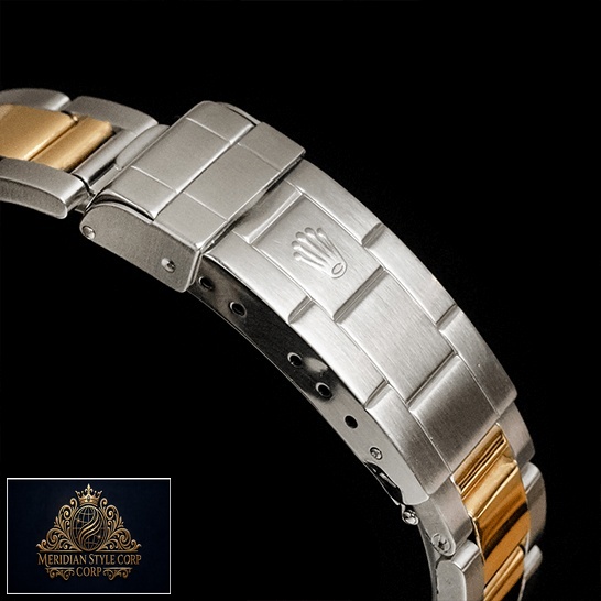 Rolex Two Tone 16803 Oyster Dial Replica rolex logo on the buckle