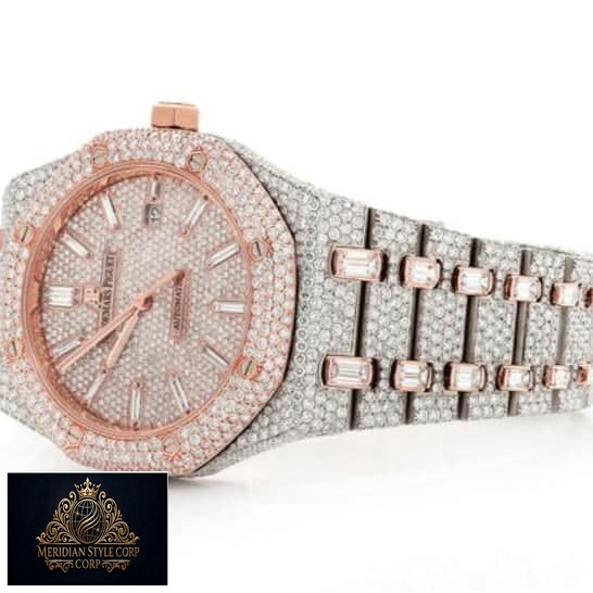 Two tone Ap Diamond replica horizontal and white backgorund view