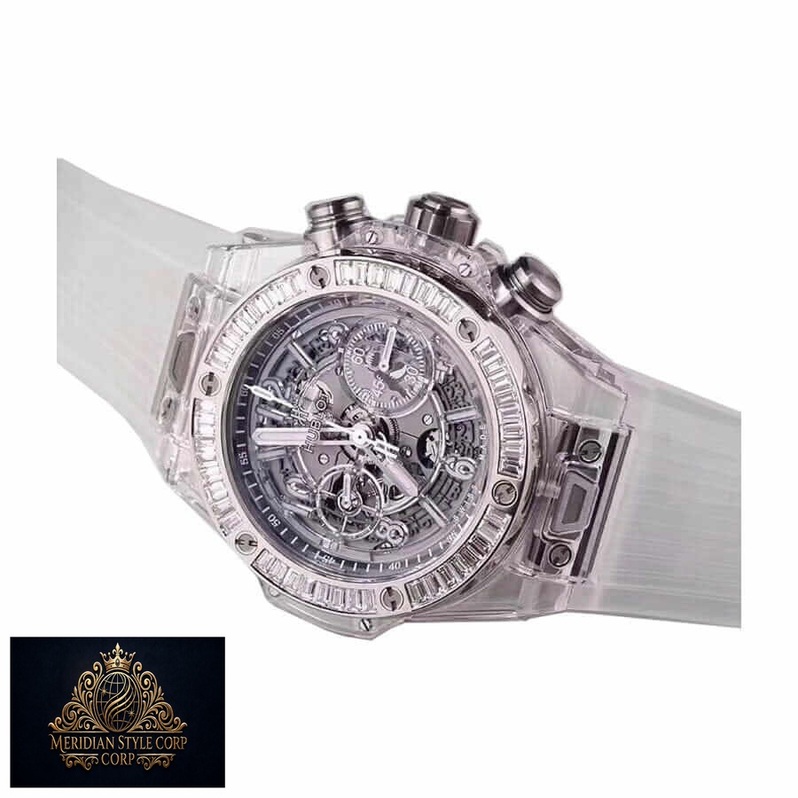 Hublot Big Bang Unico Sapphire Diamond 411.JX.4802.RT.1904 Luxury Clone Quality - Image 3