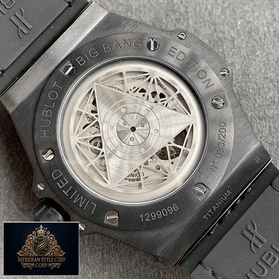 Hublot 1299096 Big Bang Sang All Black Case Replica upside view