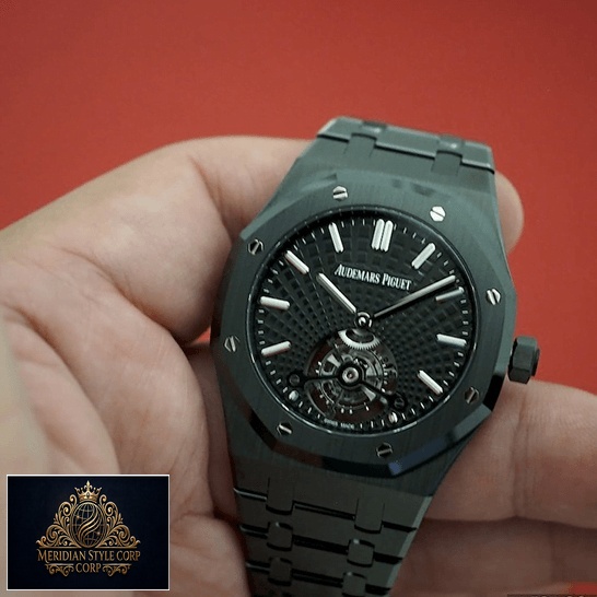 Audemars Piguet Tourbillion All Black 26522CE.OO_.1225CE Replica on the han