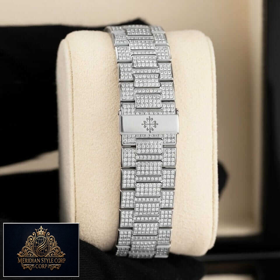 Patek Philippe Nautilus 5719/10G-010 "Diamond" Swiss Super Clone 1patek 5719 diamond replica