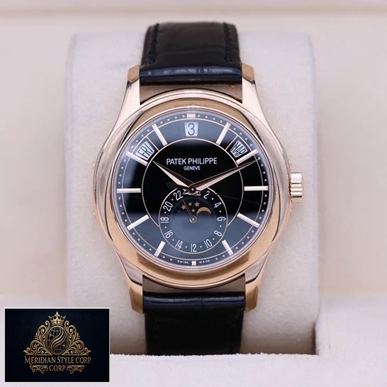Patek Philippe Annual Calendar 5205R-010 "Black Dial" Masterpiece Clone patek philippe complications automatic black dial 5205R 010