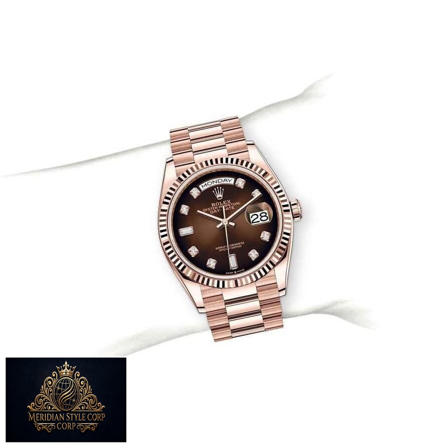 Rolex Day-Date 128235 “Brown Ombre Dial” Top Grade Clone 1:1 - Image 4