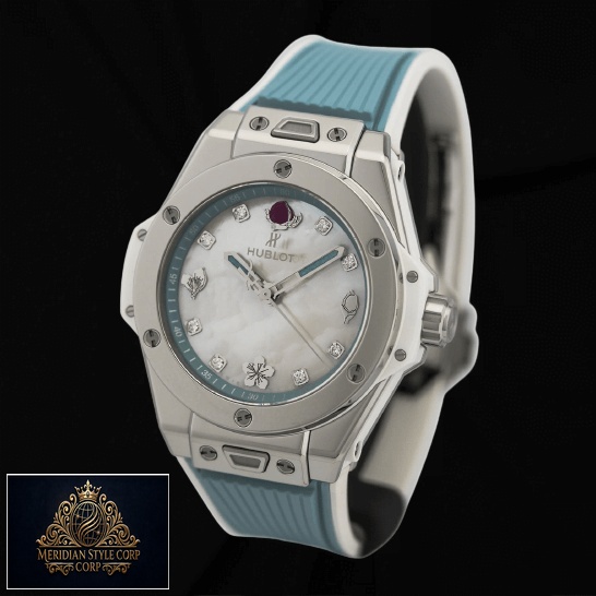 Hublot 465_SE_6070_RW_CHM17 Big Bang One Click Chen Man Replica black background