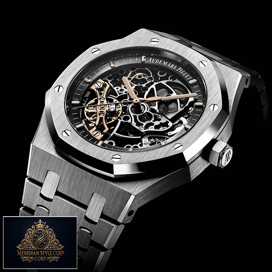 Audemars Piguet Royal Oak Stainless Steel Replica black background