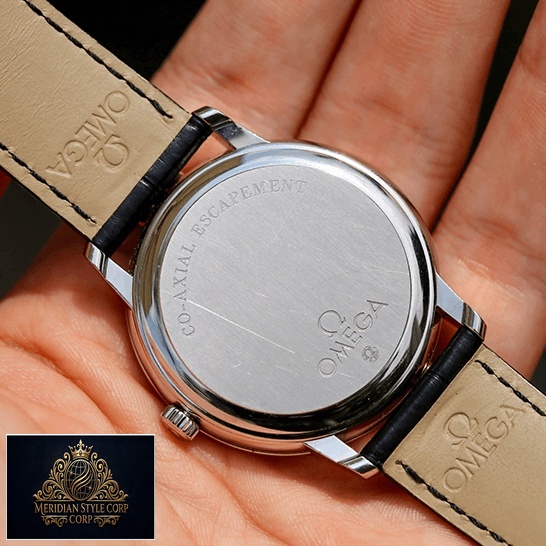 Omega De Ville 424.53.40.21.04.001 Stainless Steel Clasp Replica on the hand