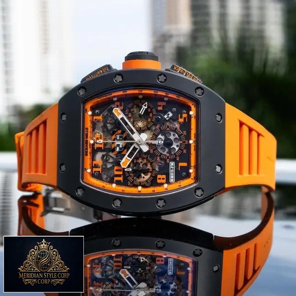 Richard Mille RM 011-03 "Orange Storm" Perfect Super Clone rm011