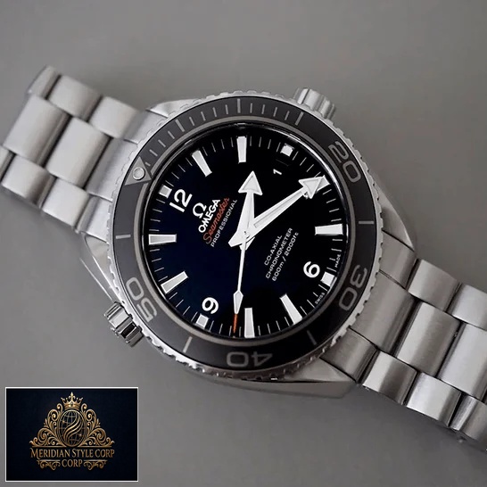 Omega Seamaster Professıonal Black Dial Replica grey background