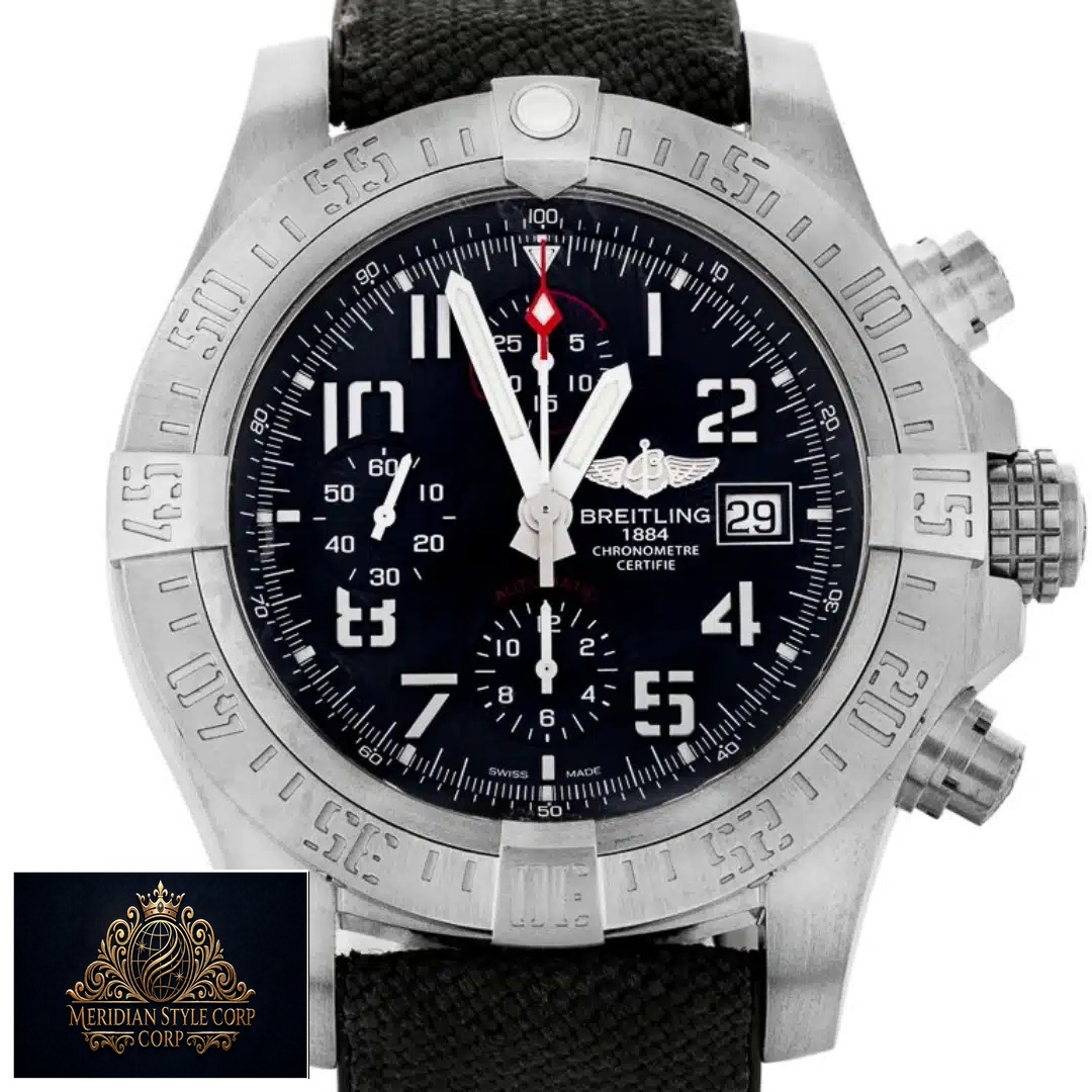 Breitling Super Avenger II A1337111/BC29-442X Black Dial Replica