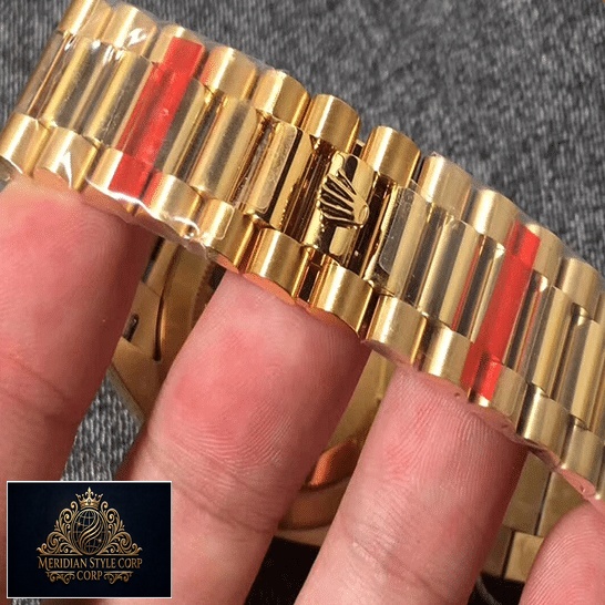 Rolex 228238-003 Gold replica jubilee rolex logo on the bracelet