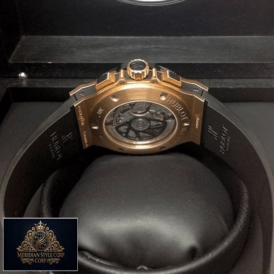 Hublot Big Bang 301.PM_.1780.RX Black Rubber Bracelet Replica upside view