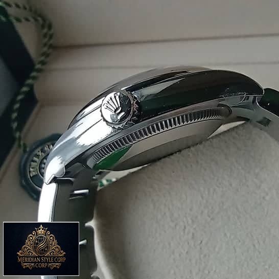 Rolex Perpetual 31 277200 Stainless Steel Case Replica Right Side Steel Crown Pusher