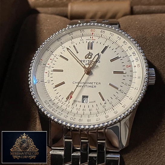 Breitling Navitimer Automatic GMT A17326211G1A1 "Blue Dial" Detailed Clone breitling navitimer A17326211G1A1 replica
