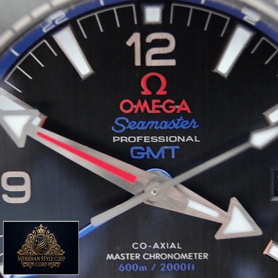 Omega 215.92.46.22.01.004 Seamaster GMT Black Dial Replica