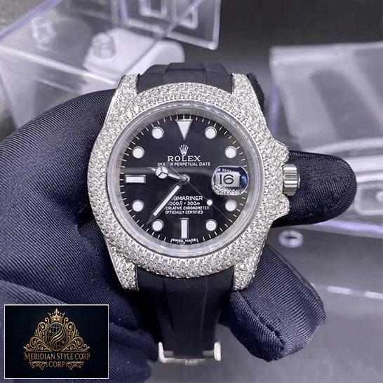 Rolex Submariner 116336 Black Dial Replica front view