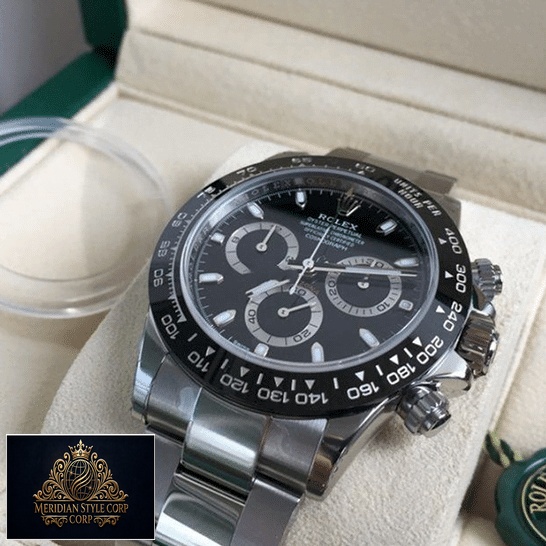 Rolex Daytona 116500ln-0002 Black Dial Oyster Replica in the box