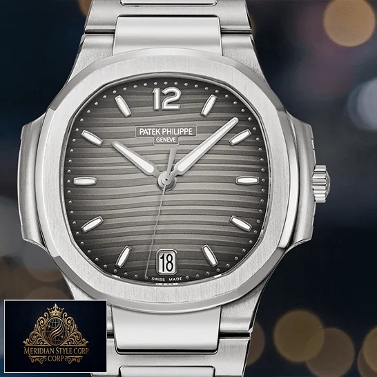 Patek Philippe Nautilus 71181A-011 Grey Dial Steel Bezel Replica front view