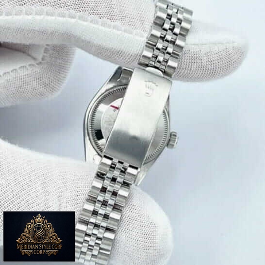 Rolex Stainless Steel Jubilee Bracelet & Clasp Replica on the hand