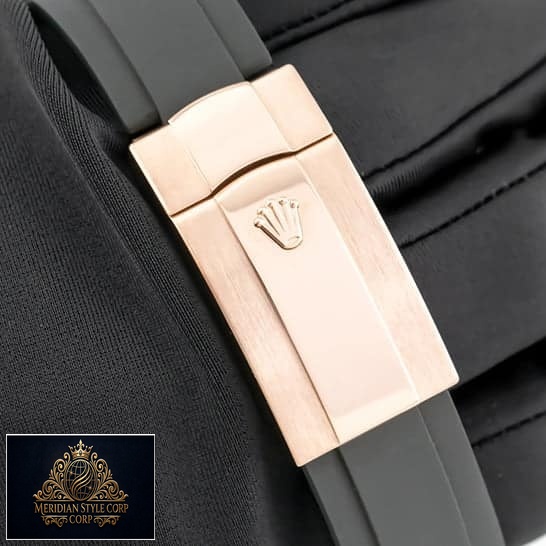 Rolex Sky-Dweller 326235 Rose Gold Fold Clasp on the Rolex Logo Replica