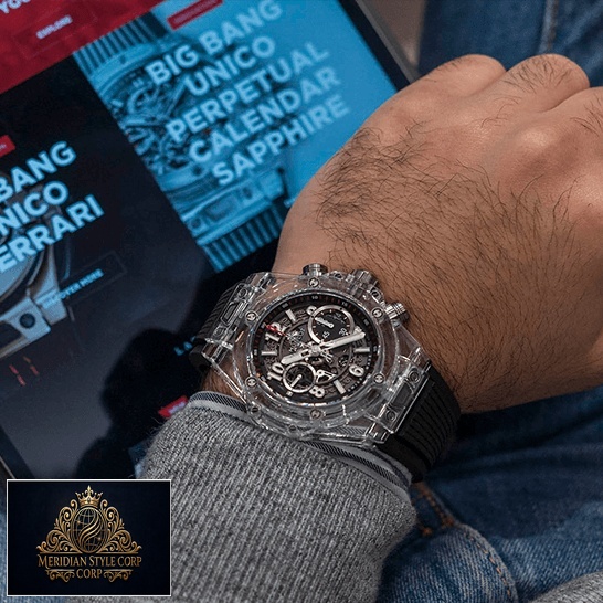 Hublot Big Bang Unico Magic Sapphire Replica on the wrist