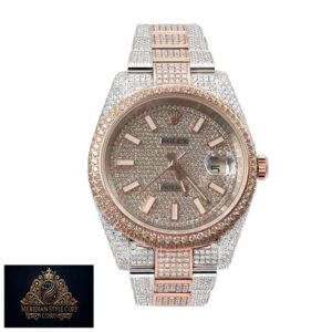 Rolex Datejust 126303 “Two-Tone Iced Out” Premium Duplicate Edition