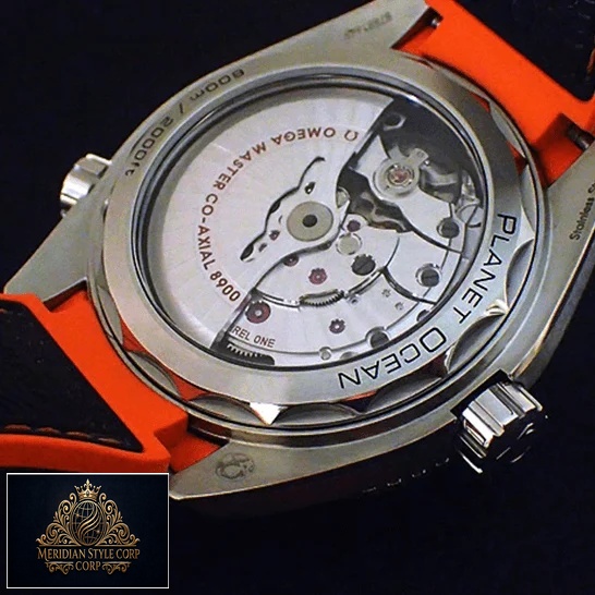 Omega Planet Ocean 215.32.44.21.01.001 Steel Case Replica upside view