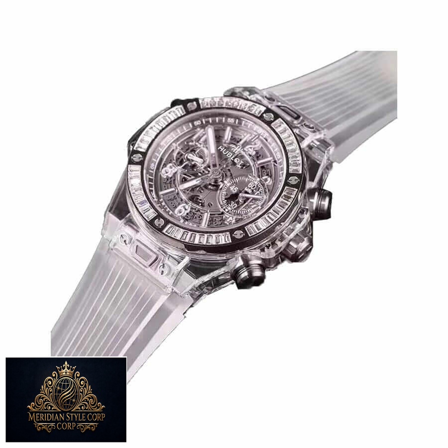 Hublot Big Bang Unico Sapphire Diamond 411.JX.4802.RT.1904 Luxury Clone Quality - Image 4